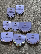 Claire's Accessories Stackables Earrings - Multipacks - NEW - Various Designs