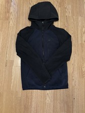 Old Season Tech Fleece Tracksuit Blue/Black ,Full Zip Jacket, Extra Small