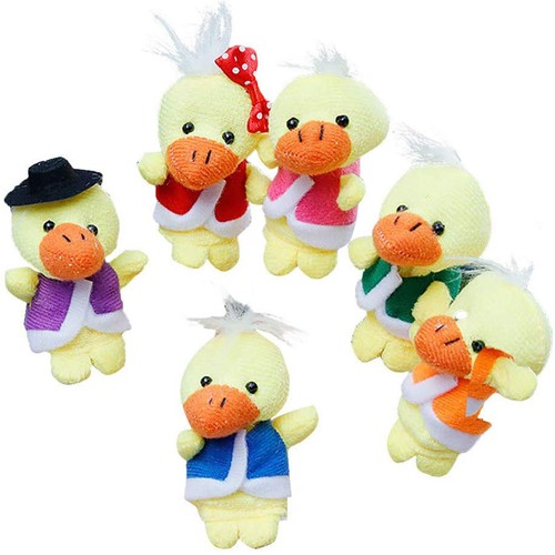 6pcs cute plush ducks finger - plush,