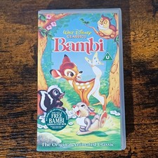 Bambi VHS Cassette Tape -