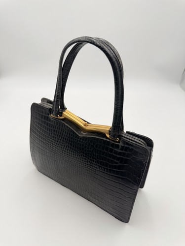 Vintage 1950s black - 1950s, embossed