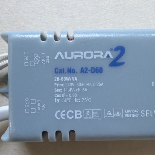 Aurora 240v 60w halogen - 2,