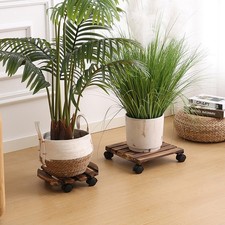 2pcs Plant Pot Wooden Mover