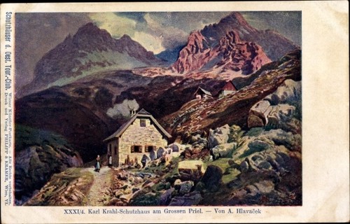 Artist postcard hlavacek - postcard, hlavacek,