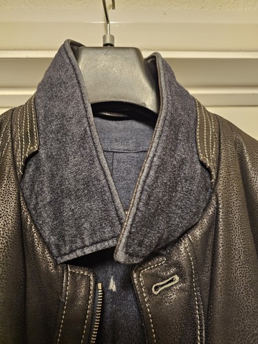 Men leather jacket size - men's,