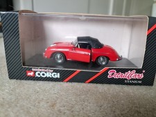 Corgi Detail Cars Titanium 96624 Porsche 356 Speedster Hard Top Red 1:43