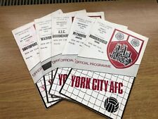 York City Football Programmes 1973/74