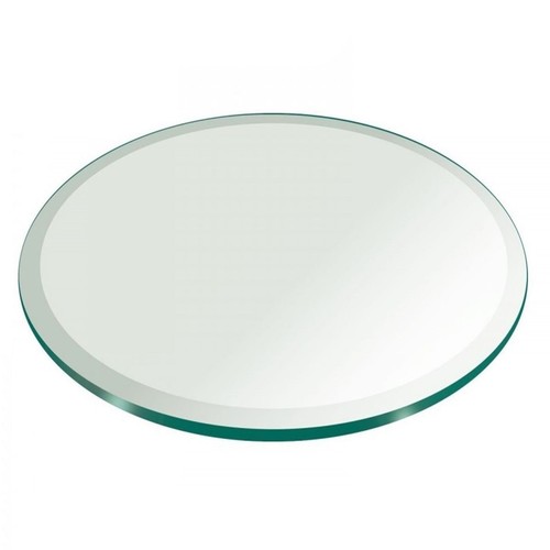 Inch round clear tempered - round,