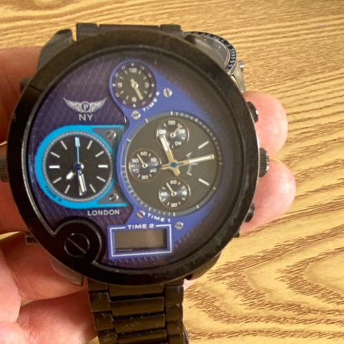 London 7246e black - ny, black/blue