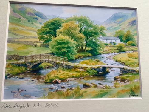 Mounted print original - print, of
