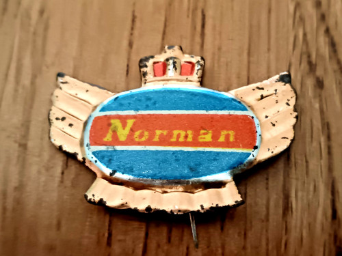 Vintage tin plate norman - tin,