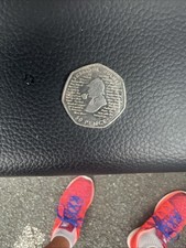 50p Collectable coin Sherlock Holmes with MISPRINT 