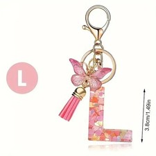 Pink Gold Resin Initial Letter
