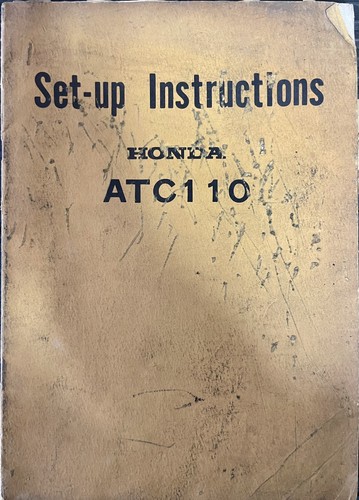 Genuine factory honda atc110 - genuine,