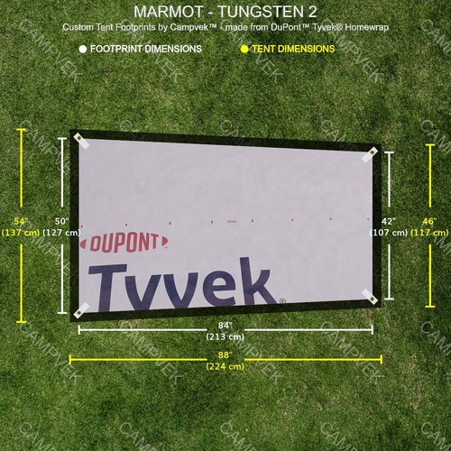 Tyvek footprint for the - tyvek,
