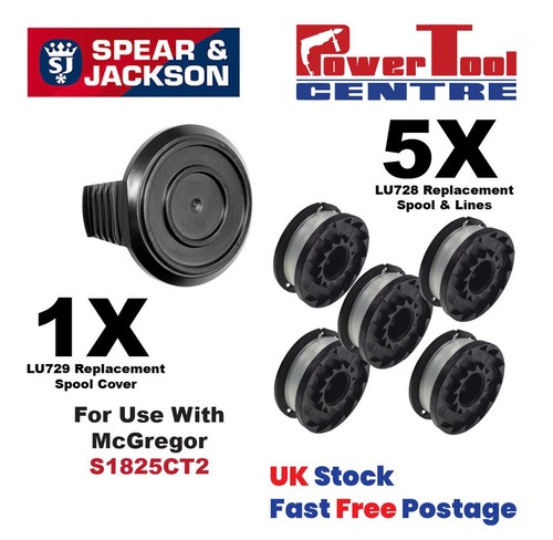 Spool line cover cap - 5x,