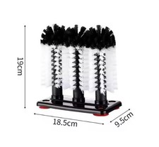 3 Brush Hand Glass Washer for