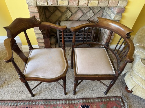 Pair antique edwardian - a,