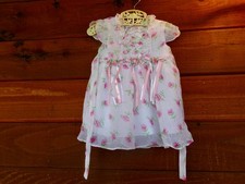Baby dress spring pink roses