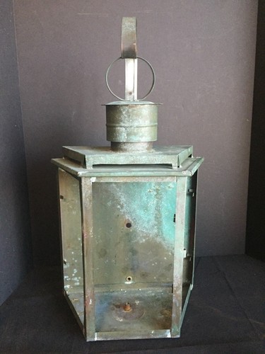 Large copper street light - large,