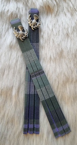 Tartan boot tassels will - tartan,