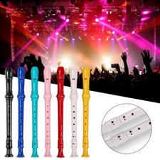 Plastic 8 Holes Soprano Recorder Musical Instruments Clarinet Long Flute