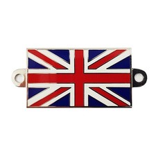 Union Jack Metal Badge With