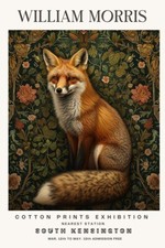 William Morris Vintage Red Fox