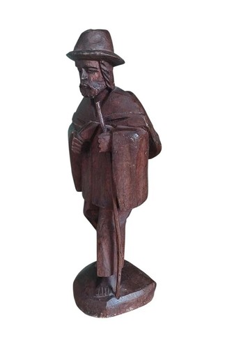 Hand carved wooden figurine
