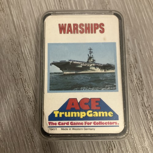Vintage ace trumps warships - vintage,
