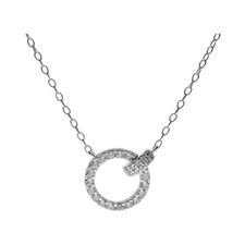 Tiffany Set Ring Necklace