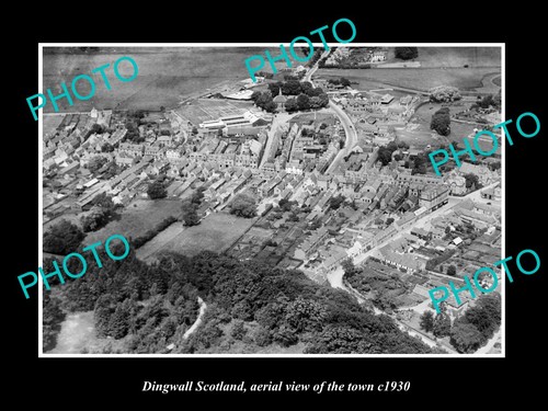 Dingwall scotland aerial view - scotland,