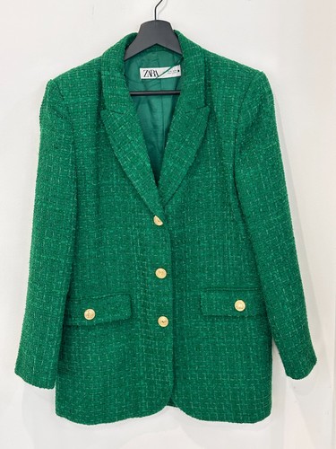 Zara emerald green boucle - emerald,