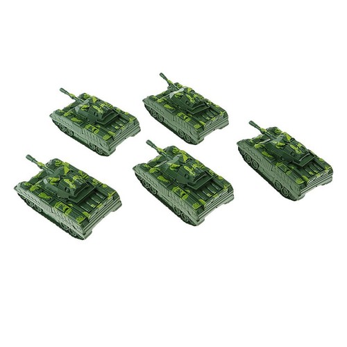 5pcs army green tank - 5pcs, cannon