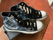 Converse Chuck Taylor All Star Rock N Roll Uk 4 Skull -  Halloween
