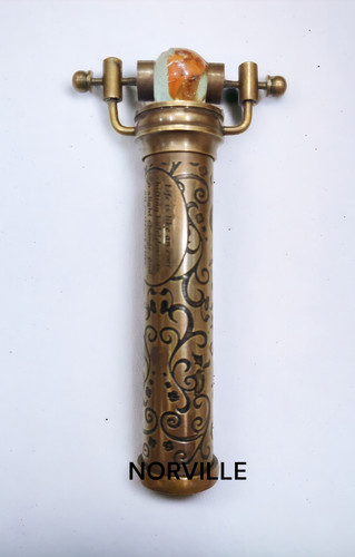 Antiqued brass kaleidoscope - brass,