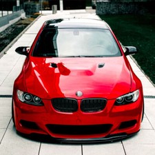 For BMW M3 E92 E93 3 Series Coupe 2007-10 M Look Kidney Grille Grill Gloss Black