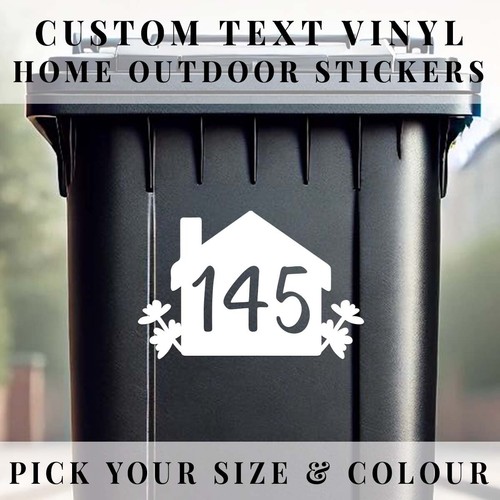 Wheelie bin stickers - bin,