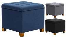 Ottoman storage square box - ottoman,