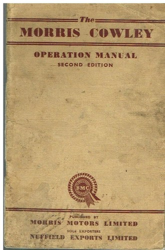 Morris cowley saloon original - cowley,