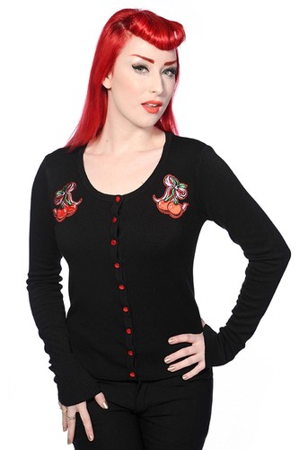 Women black rockabilly retro - women's,