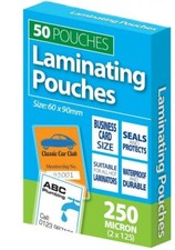 50 Laminating Pouches ID