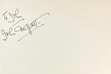 JOHN MOFFATT Autograph SIGNED