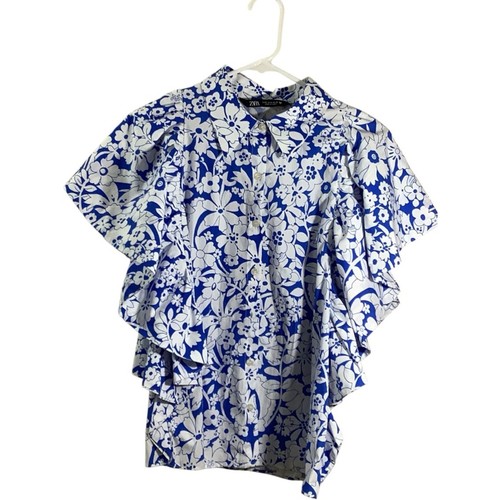 Zara women white - women's, blue