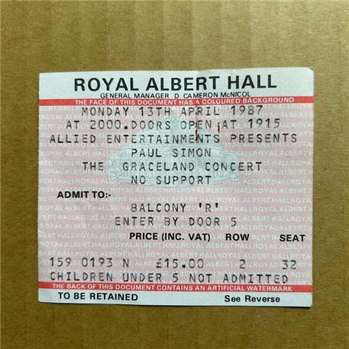 Paul simon royal - royal, albert