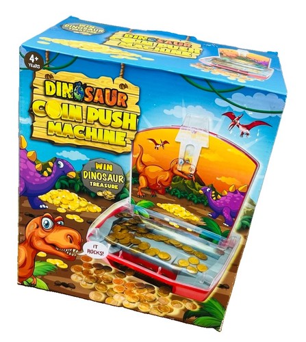 Dinosaur coin push machine - coin,