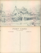 Izaak Walton s Cottage Shallowford Staffordshire England Landscape Printed