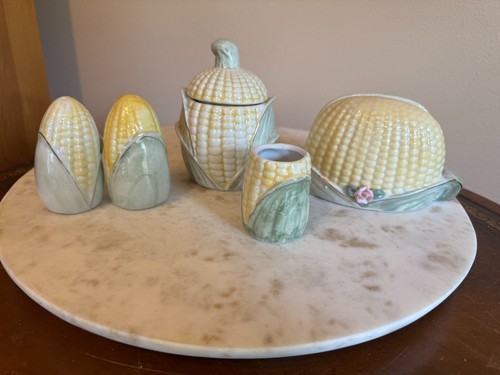 Vtg ceramic corn - ceramic, cob