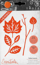 Tonic Studios Fallen Leaves cutting die set for cardmaking, scrapbooking