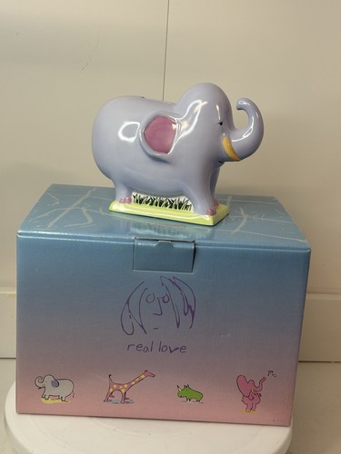 Coalport elephant money box - elephant,